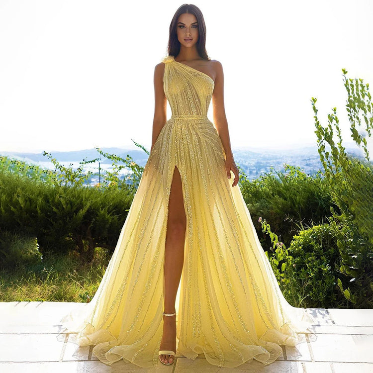 Vestido de Festa Longo Greek Princess (Pronta Entrega)