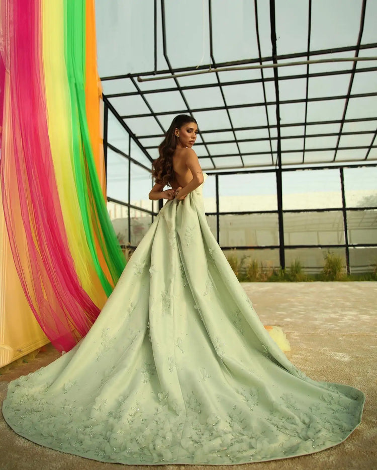 Vestido de Festa Aurora di Cristallo