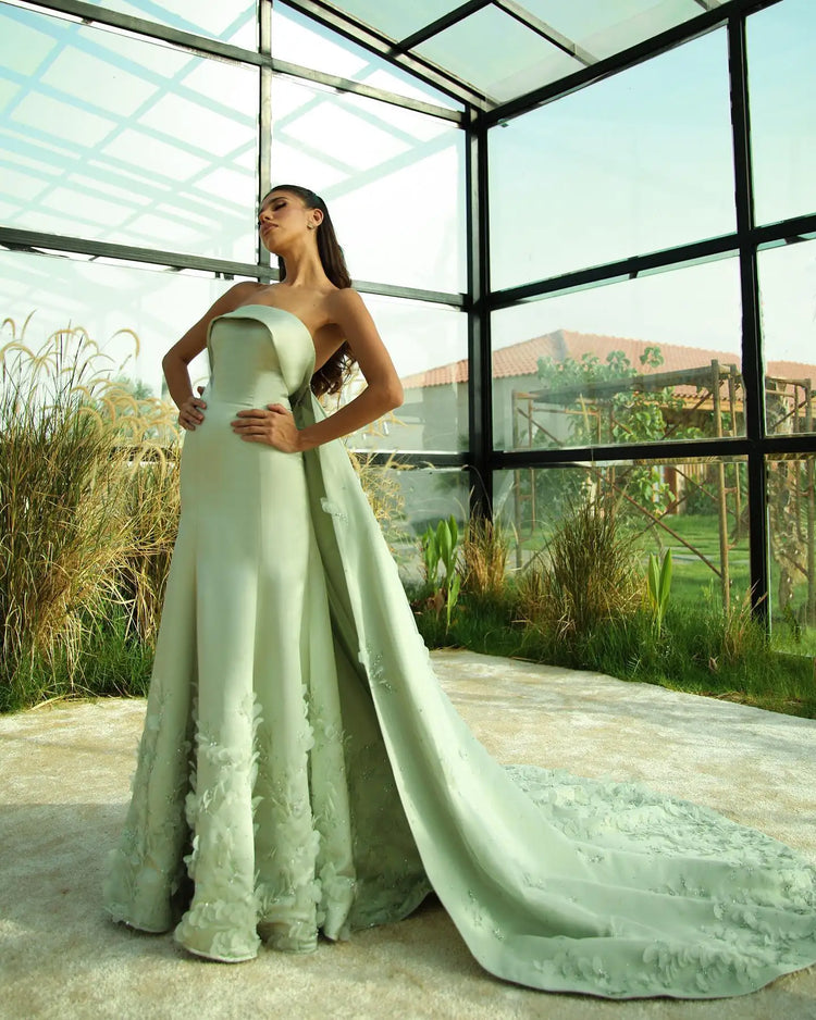 Vestido de Festa Aurora di Cristallo