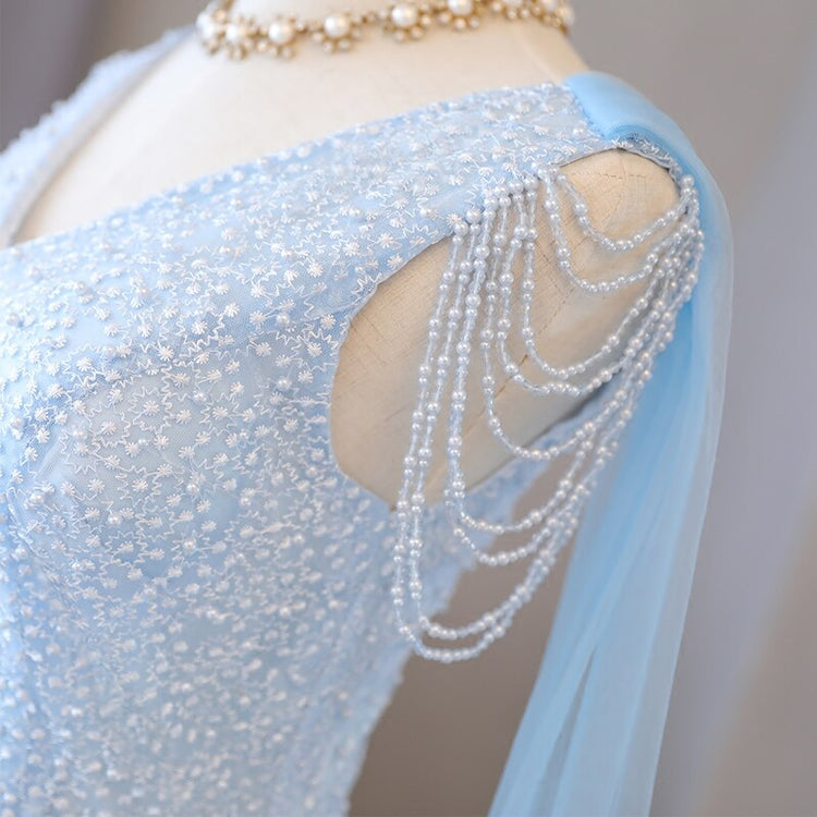 Vestido de Festa Princesa Decorado em Micro-Péloras e Brilho
