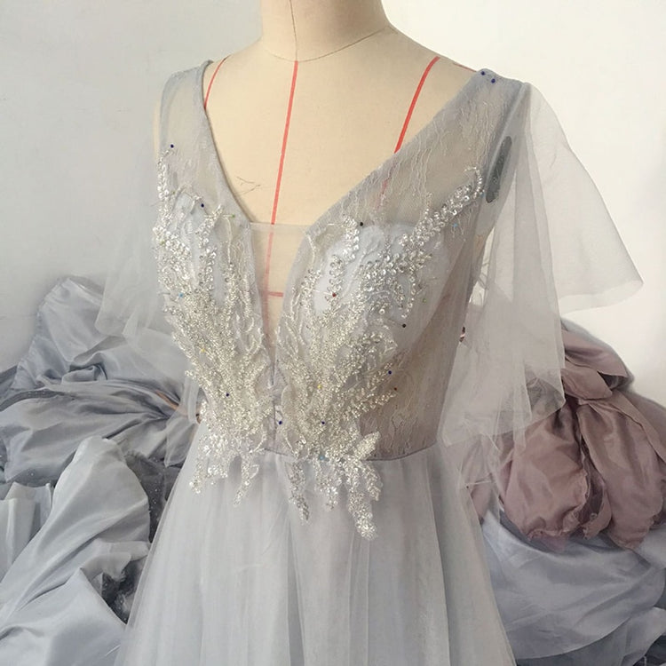 Vestido de Festa Longo Floral Elegante