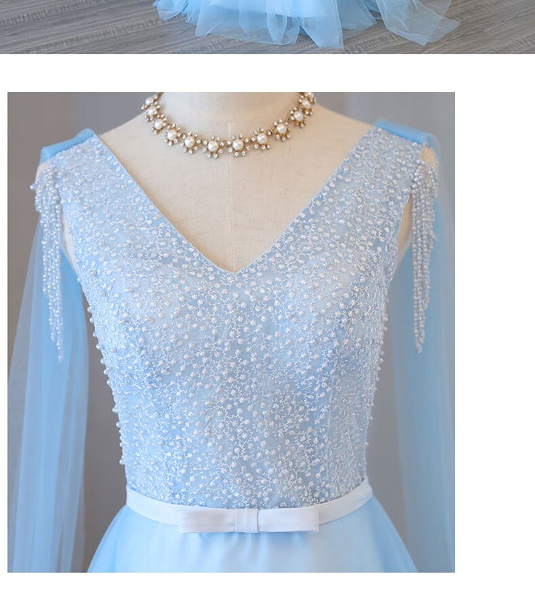 Vestido de Festa Princesa Decorado em Micro-Péloras e Brilho