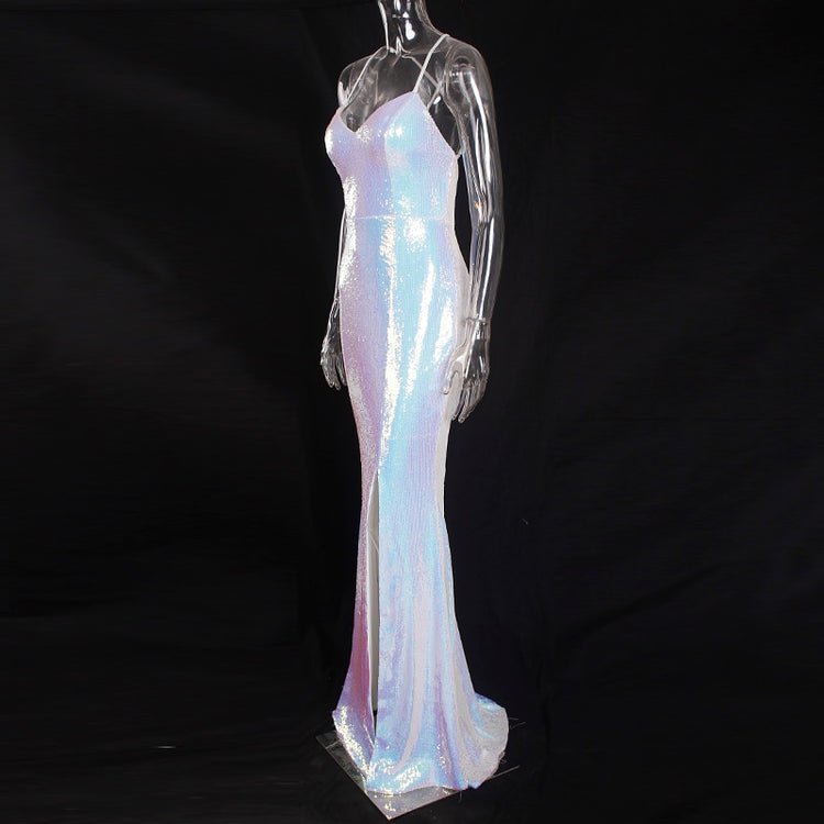 Vestido de Festa Longo Brilho Glamour