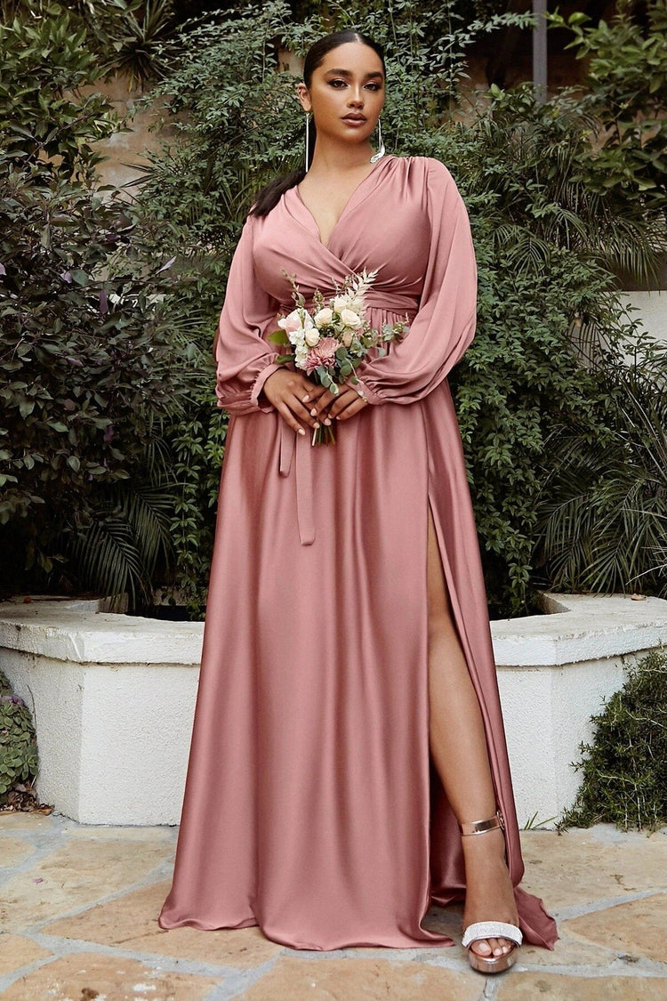 Vestido de Festa Longo com Decote V