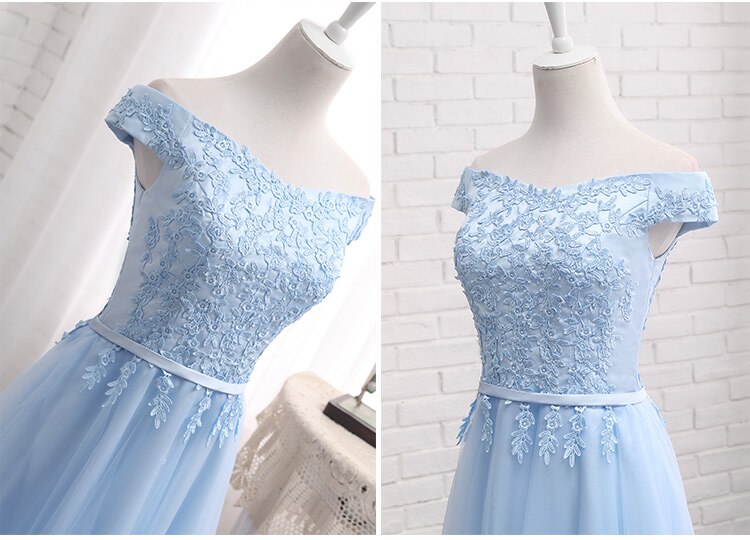 Vestido de Festa em Crepe com Renda em Champanhe