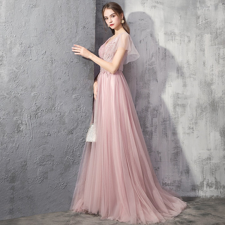 Vestido de Festa Longo Floral Elegante