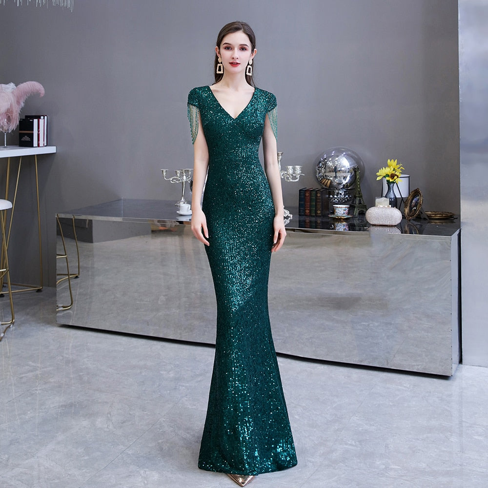 Vestido deals com miçangas