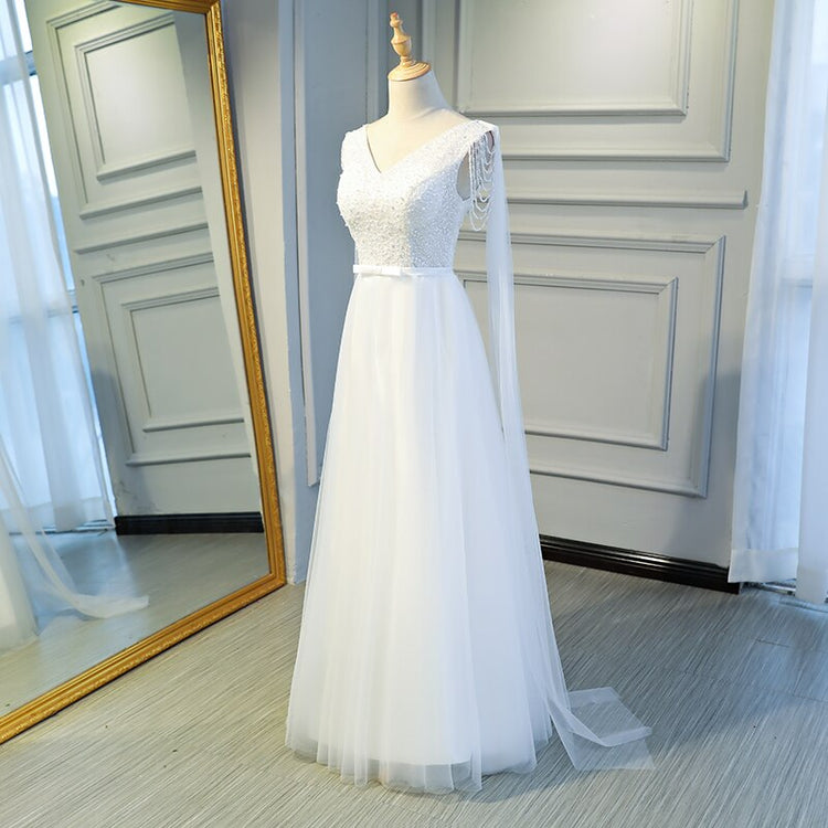 Vestido de Festa Princesa Decorado em Micro-Péloras e Brilho