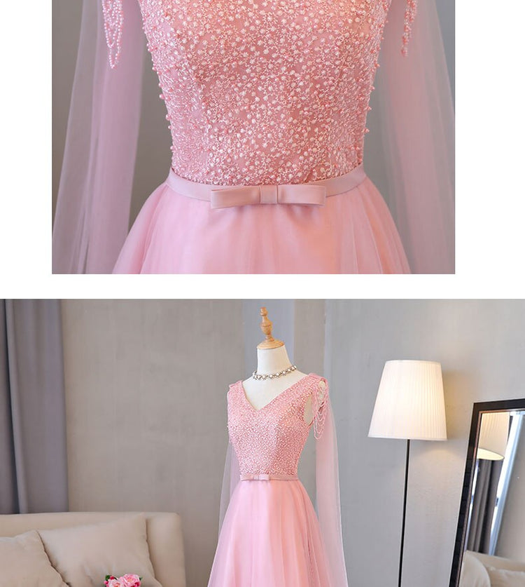 Vestido de Festa Princesa Decorado em Micro-Péloras e Brilho
