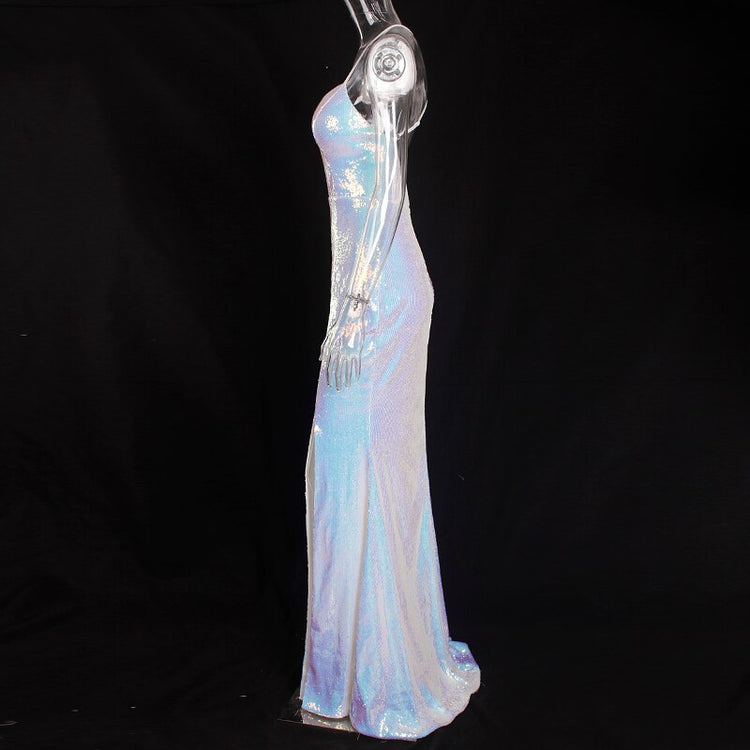 Vestido de Festa Longo Brilho Glamour