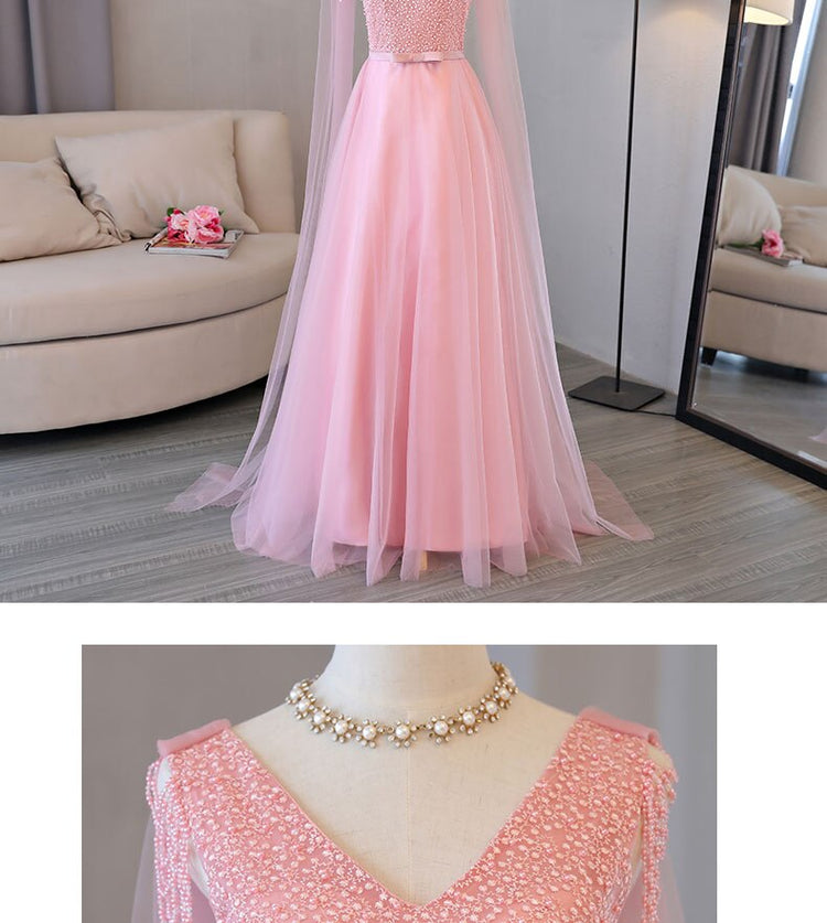 Vestido de Festa Princesa Decorado em Micro-Péloras e Brilho