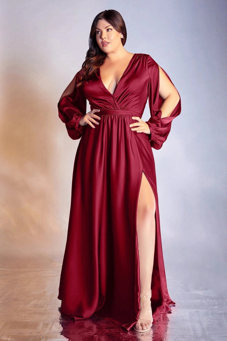 Vestido de Festa Longo com Decote V