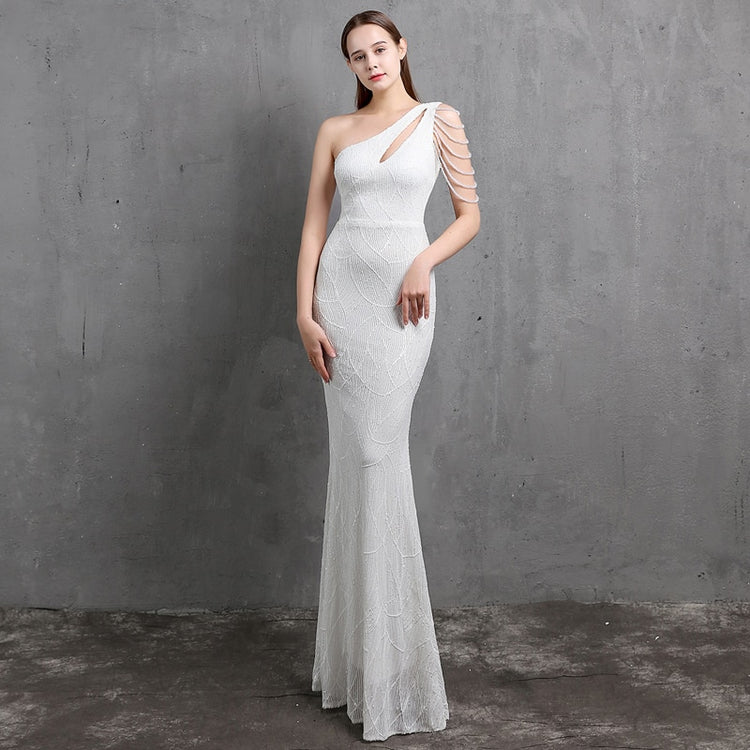 Vestido de Festa Longo com Alça Espaguete