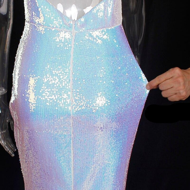 Vestido de Festa Longo Brilho Glamour