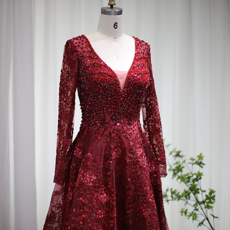 Vestido de Festa Luxo Rainha com Detalhes Florais - Modelo Especial
