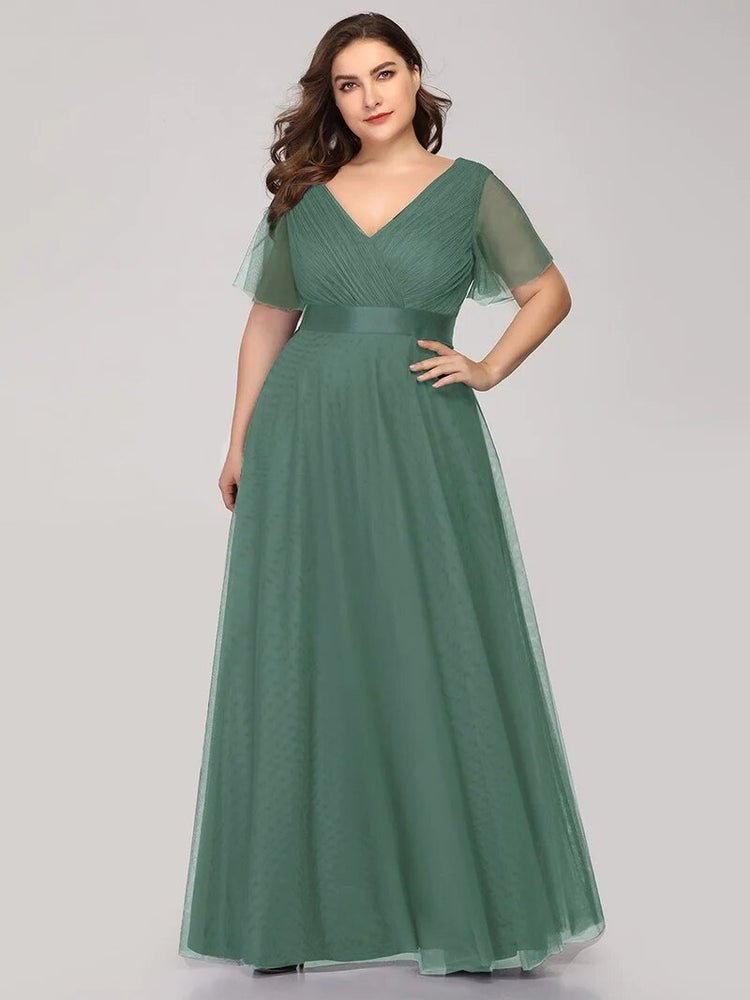Vestido de Festa Elegante Longo Clássico