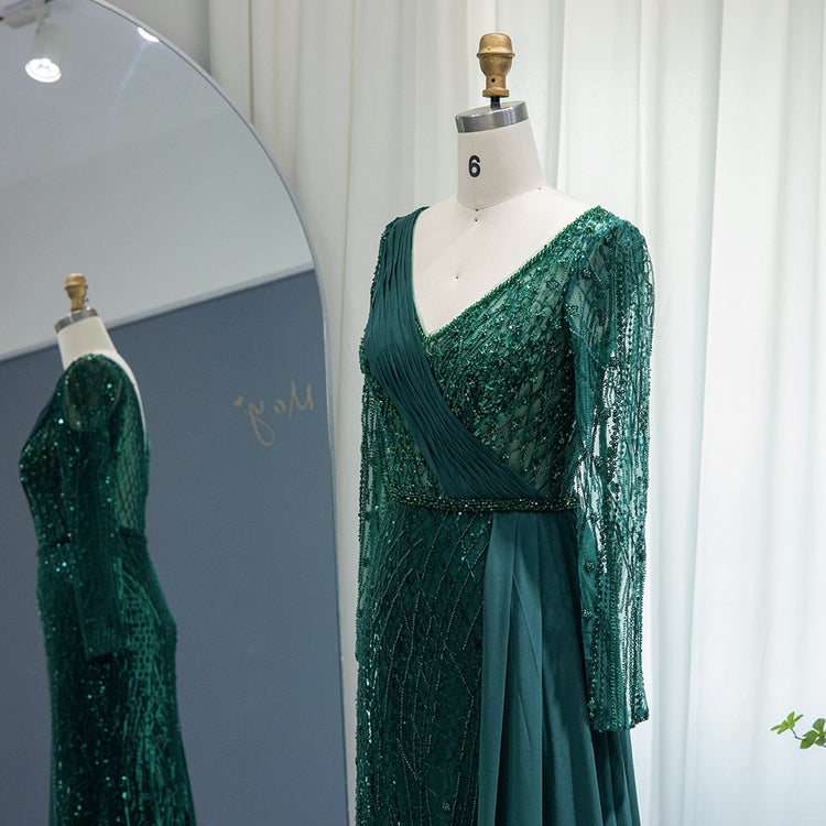 Vestido de Festa Longo Annecy em Cristais - Modelo Especial