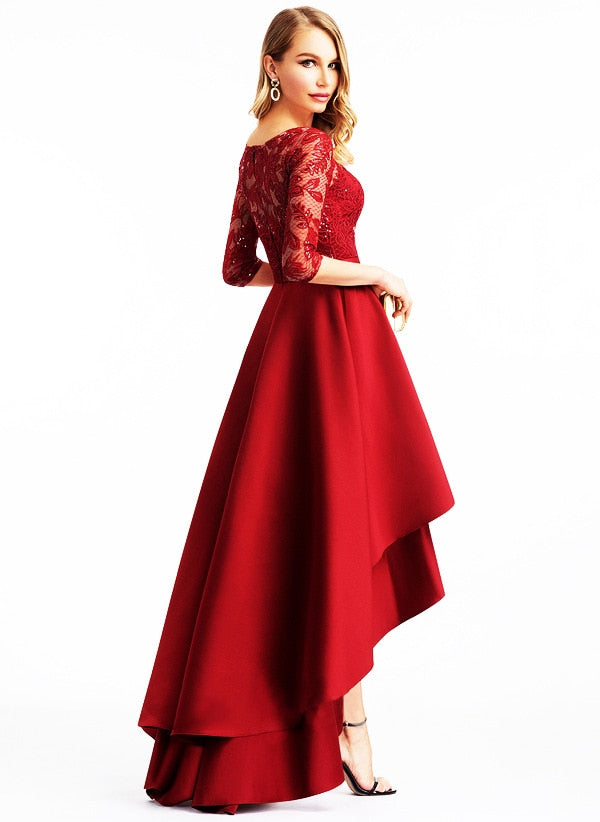 Vestido de Festa Pétalas Vermelho
