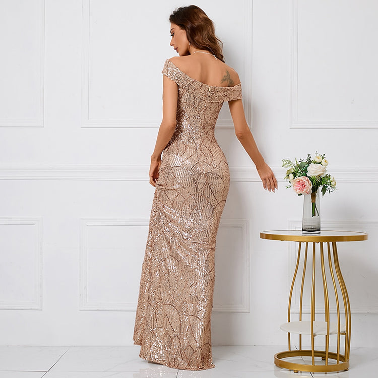Vestido de Festa Longo Vintage Sexy