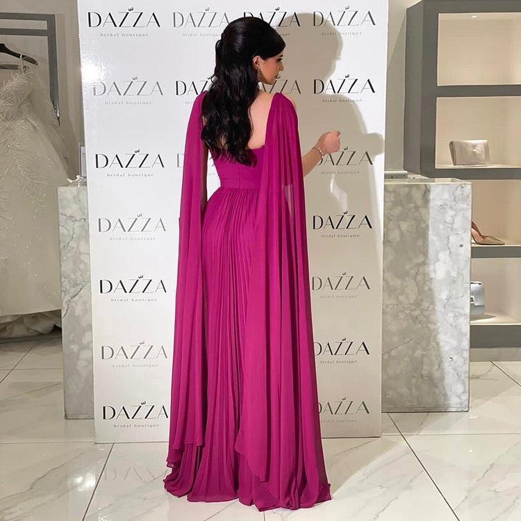 Vestido de Festa Longo Luxo com Tecido Fluído - Modelo Especial
