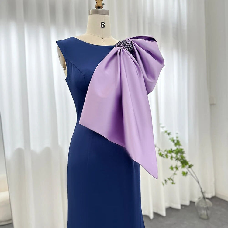 Vestido de Festa Longo com Laço Moderno - Modelo Especial