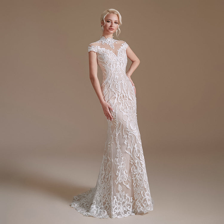 Vestido de Noiva Sereia Luxo com Design Europeu (Pronta Entrega)