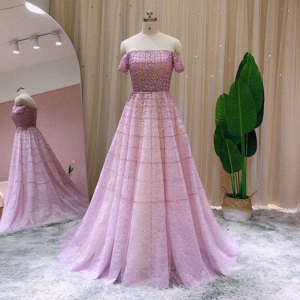 Vestido de Festa Luxo Princess com Detalhes em Cristais - Modelo Especial