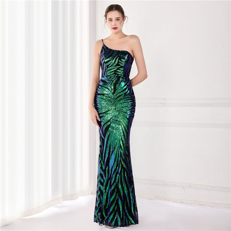 Vestido de Festa Longo Versalhes Verde