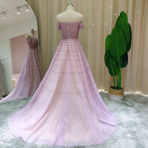 Vestido de Festa Luxo Princess com Detalhes em Cristais - Modelo Especial