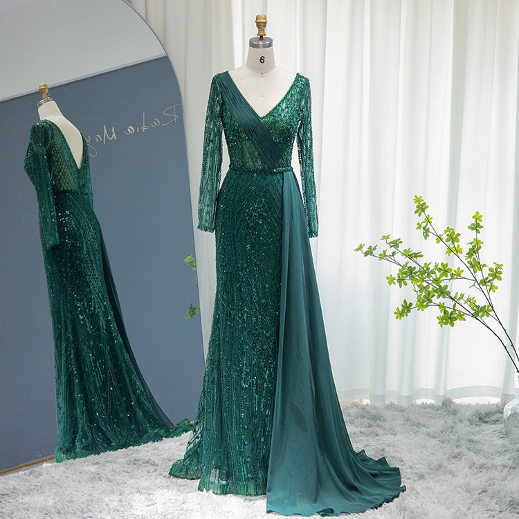 Vestido de Festa Longo Annecy em Cristais - Modelo Especial