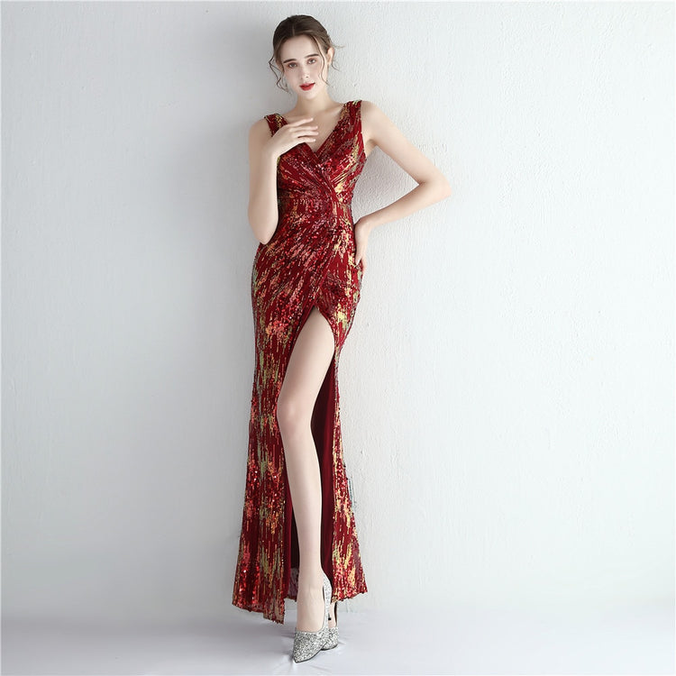 Vestido de Festa Vintage Plissado