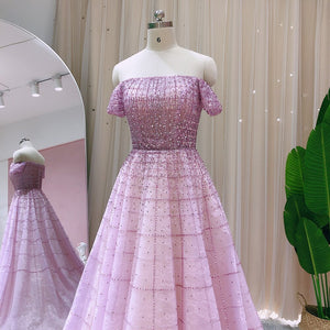 Vestido de Festa Luxo Princess com Detalhes em Cristais - Modelo Especial