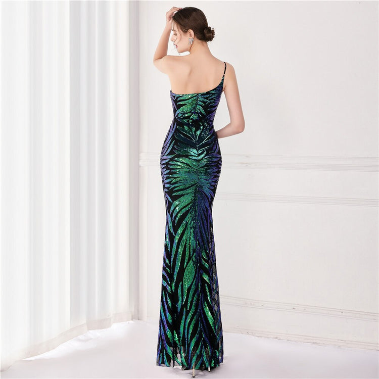 Vestido de Festa Longo Versalhes Verde