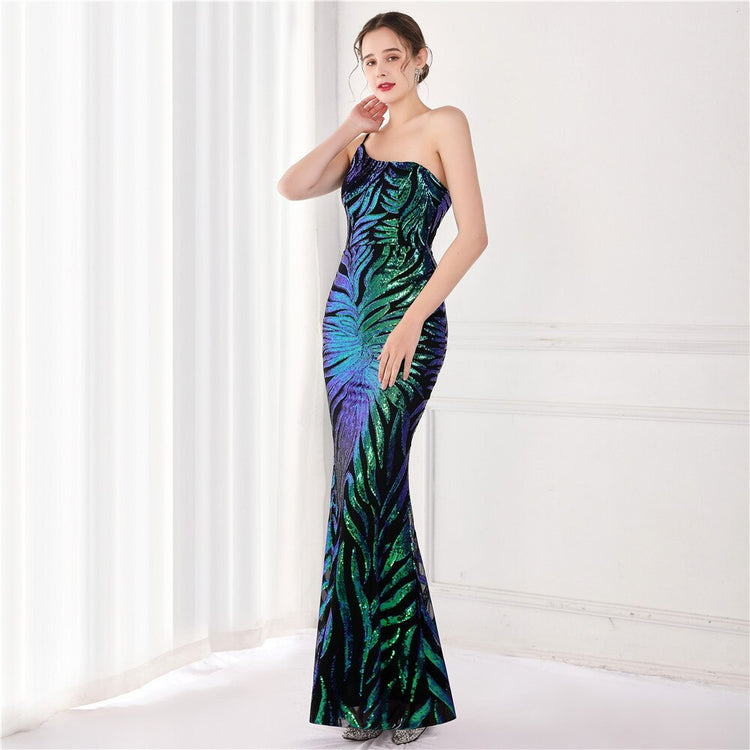 Vestido de Festa Longo Versalhes Verde