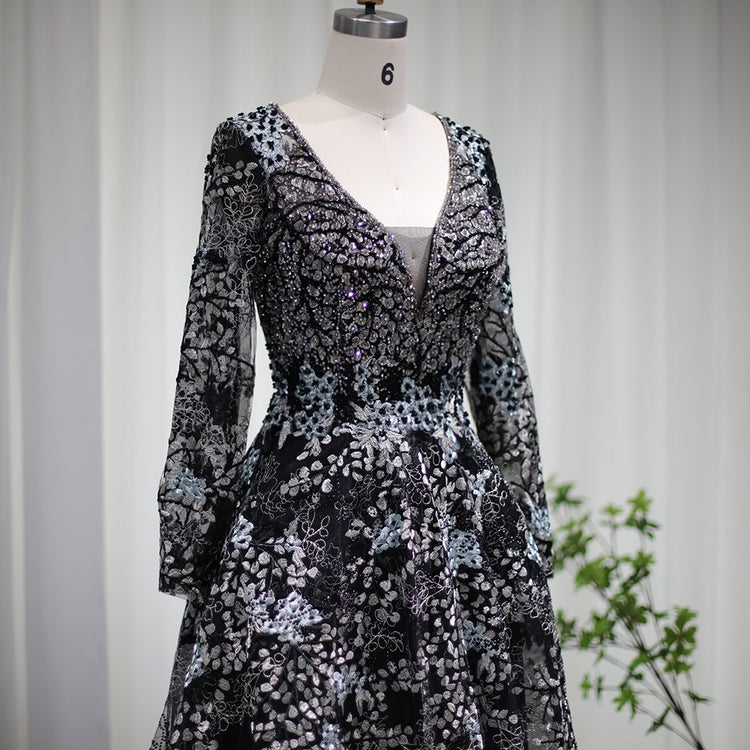 Vestido de Festa Luxo Rainha com Detalhes Florais - Modelo Especial