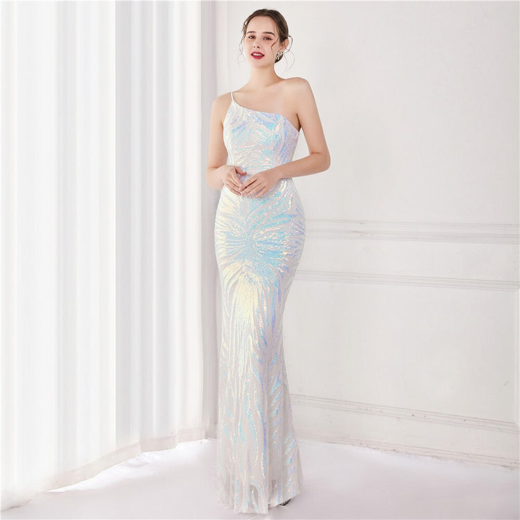 Vestido de Festa Longo Versalhes Branco
