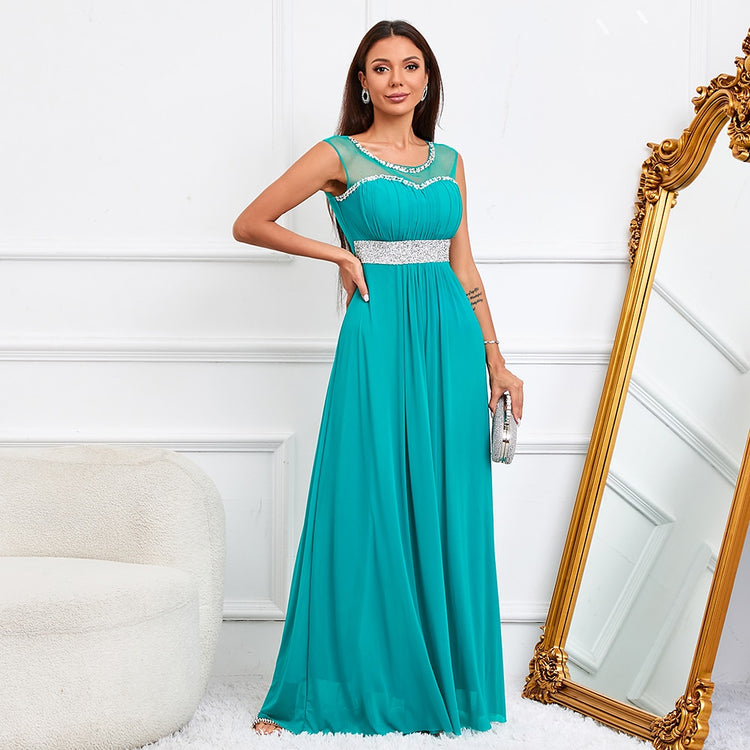 Vestido de Festa Longo Elegante Longo