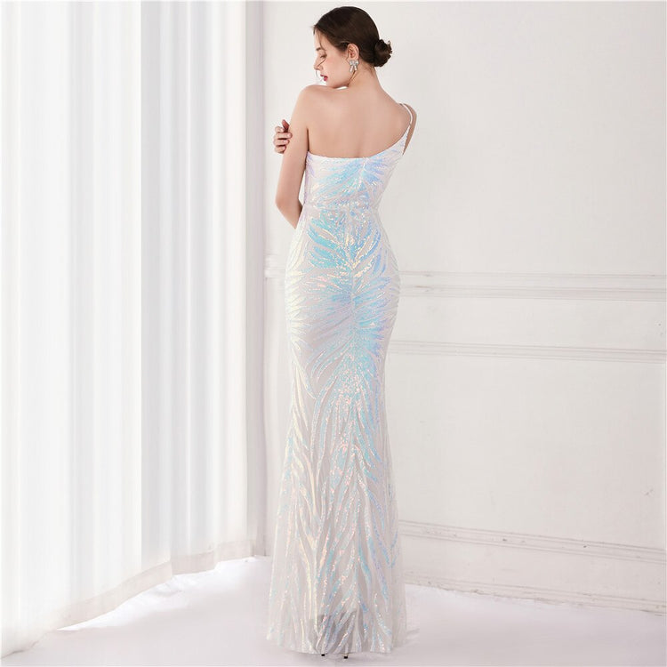 Vestido de Festa Longo Versalhes Branco