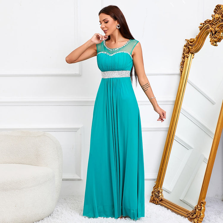 Vestido de Festa Longo Elegante Longo