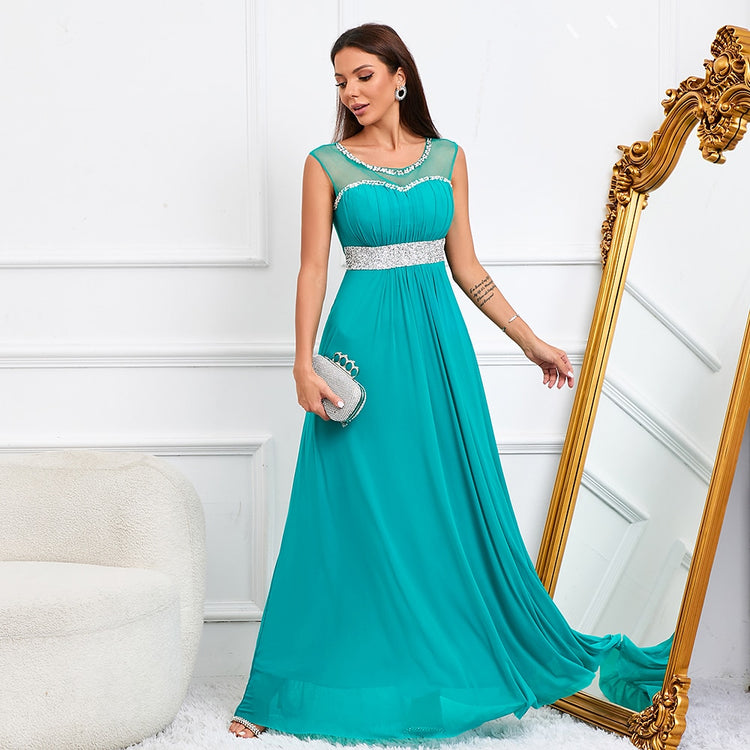 Vestido de Festa Longo Elegante Longo