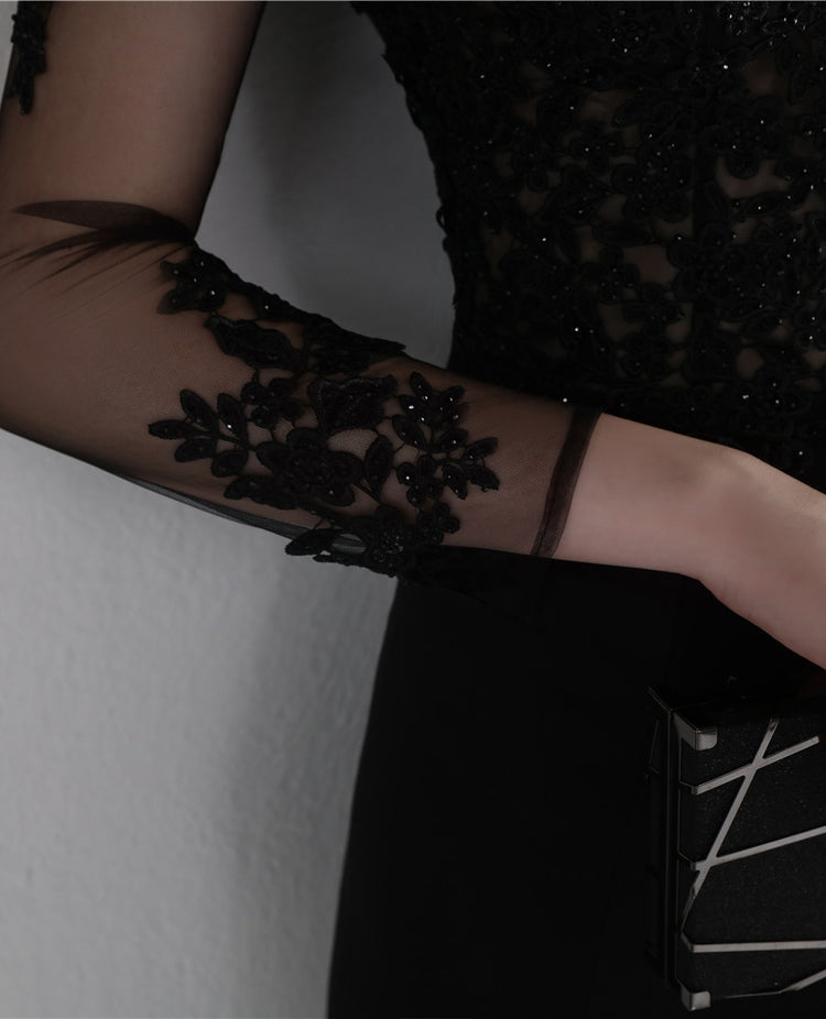 Vestido de Festa com Miçangas Luxo