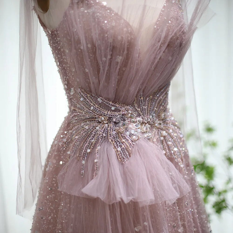 Vestido de Festa Longo Decote Buque - Modelo Especial