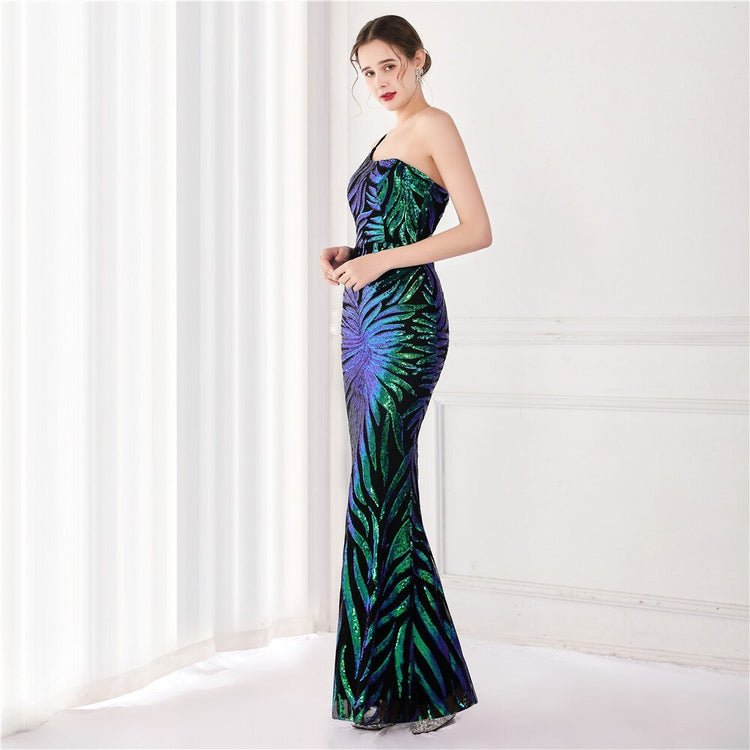 Vestido de Festa Longo Versalhes Verde