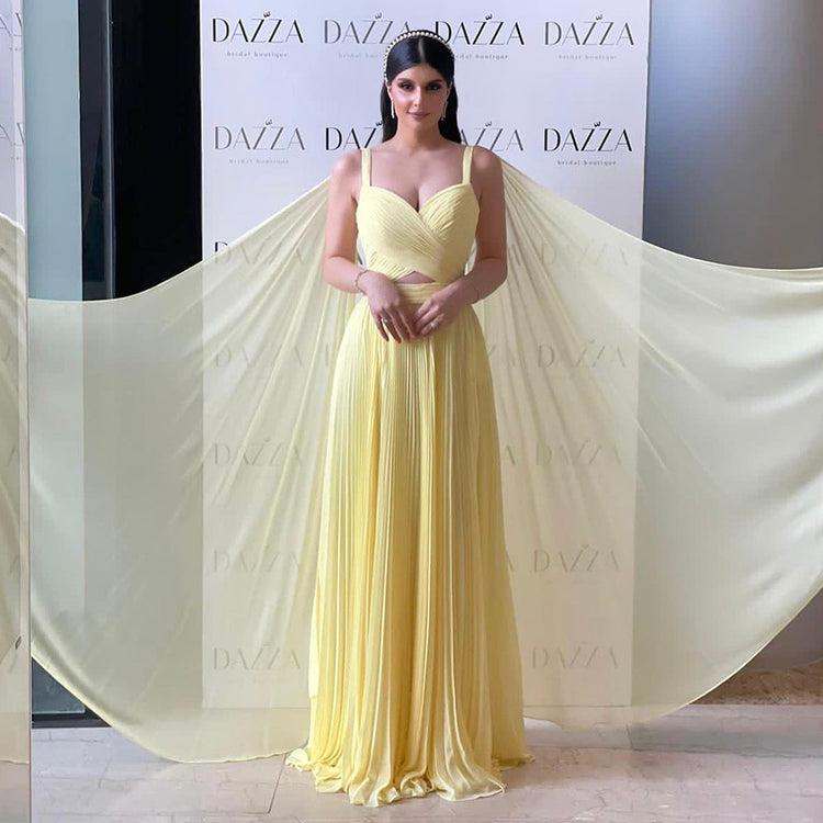 Vestido de Festa Longo Luxo com Tecido Fluído - Modelo Especial