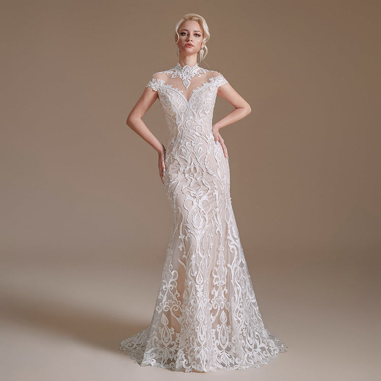 Vestido de Noiva Sereia Luxo com Design Europeu (Pronta Entrega)