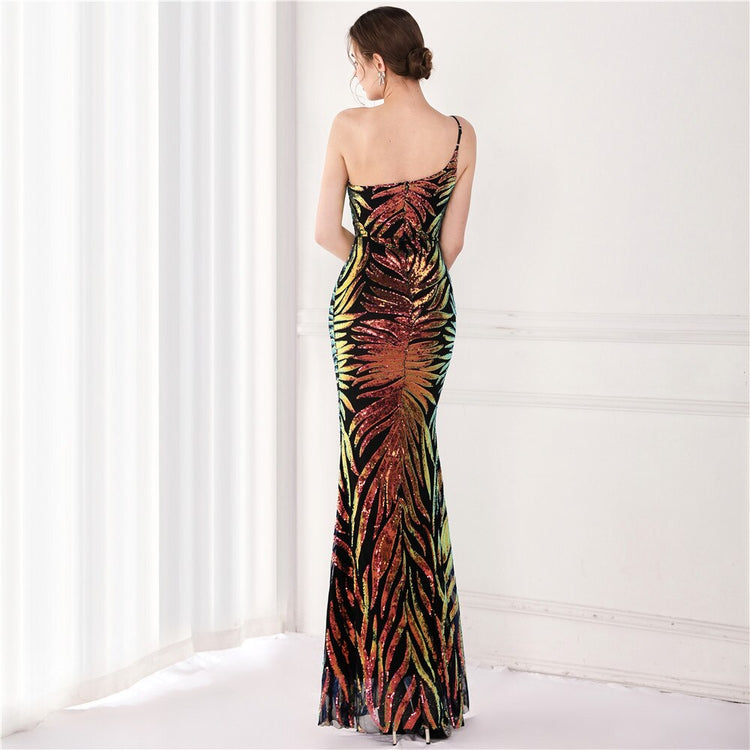 Vestido de Festa Longo Versalhes Preto
