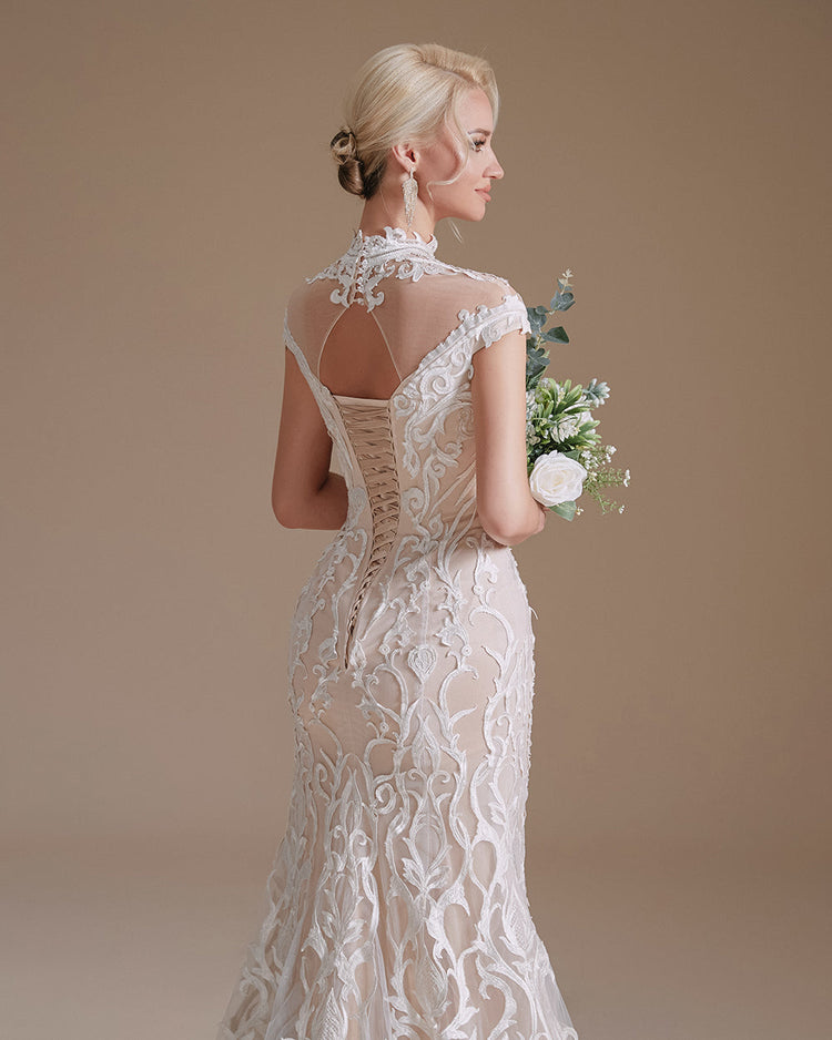 Vestido de Noiva Sereia Luxo com Design Europeu (Pronta Entrega)