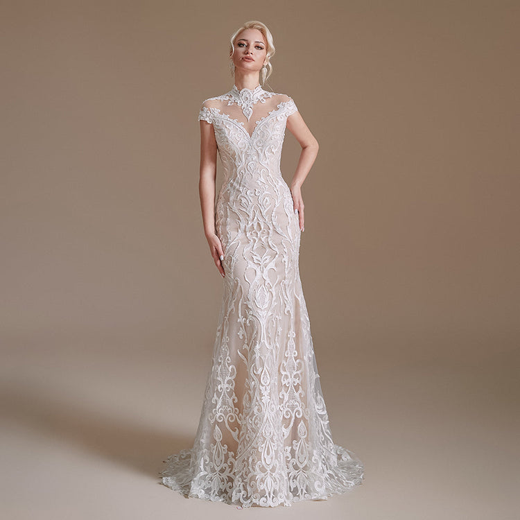 Vestido de Noiva Sereia Luxo com Design Europeu (Pronta Entrega)