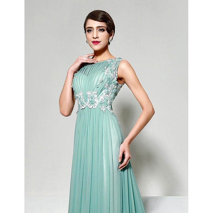 Vestido de Festa Longo Luxo em Tecido Plissado - Modelo Especial