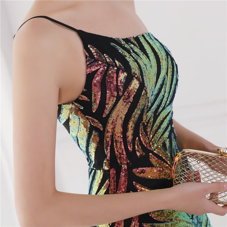 Vestido de Festa Longo Versalhes Preto